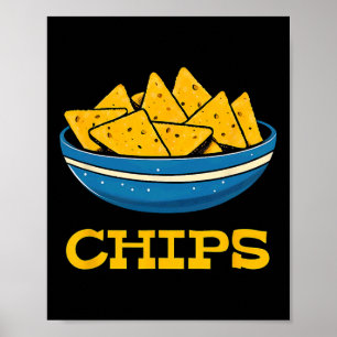 Chips And Salsa Matching Couple Halloween Costume  Poster