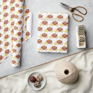 Chips Chilli Con Queso Blanco Nachos Cheese Dip Wrapping Paper