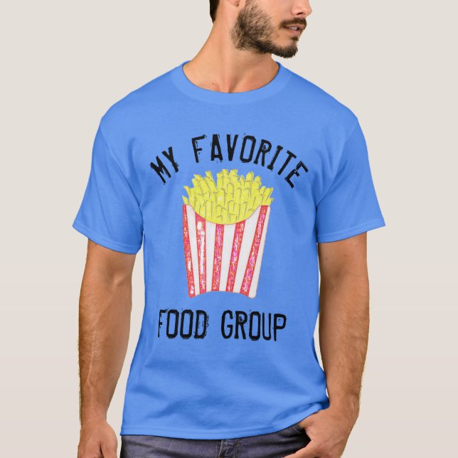 Chips (French Fries) Cute Fun T-Shirt (Front)
