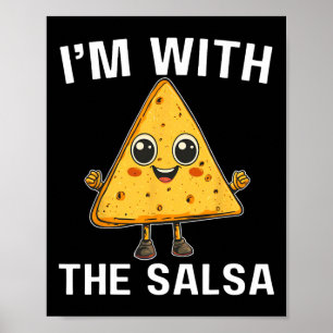 Chips I'm With Salsa Halloween Costumes Cinco De M Poster