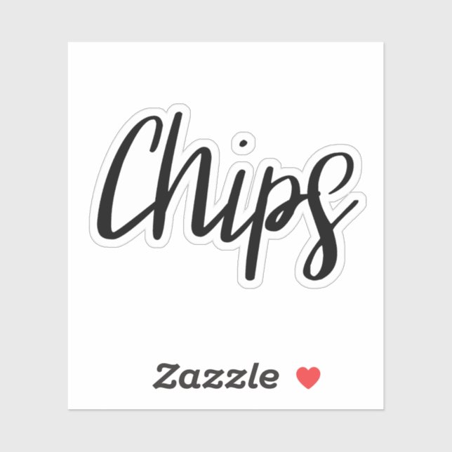 Chips Storage Sticker (Sheet)