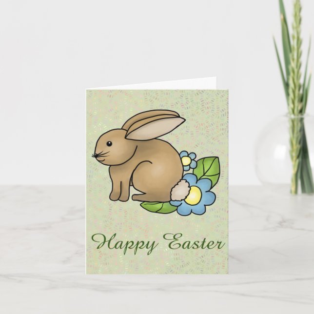 Chips with flowers holiday card (Front)