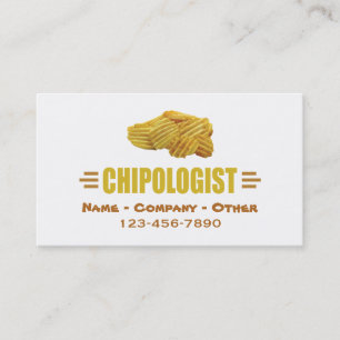 CHIPSOLOGIST - Humourous Potato Chips Business Card