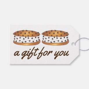 Chipwich A Gift For You Cookie Ice Cream Sandwich Tags