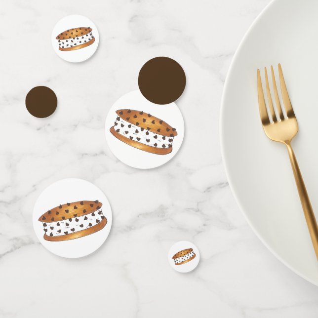 Chipwich Chocolate Chip Cookie Ice Cream Sandwich Confetti (Group)