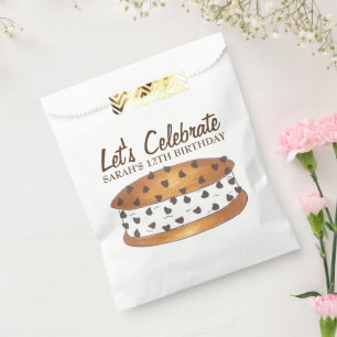 Chipwich Chocolate Chip Cookie Ice Cream Sandwich Favour Bags