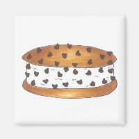 Chipwich Chocolate Chip Ice Cream Sandwich Magnet