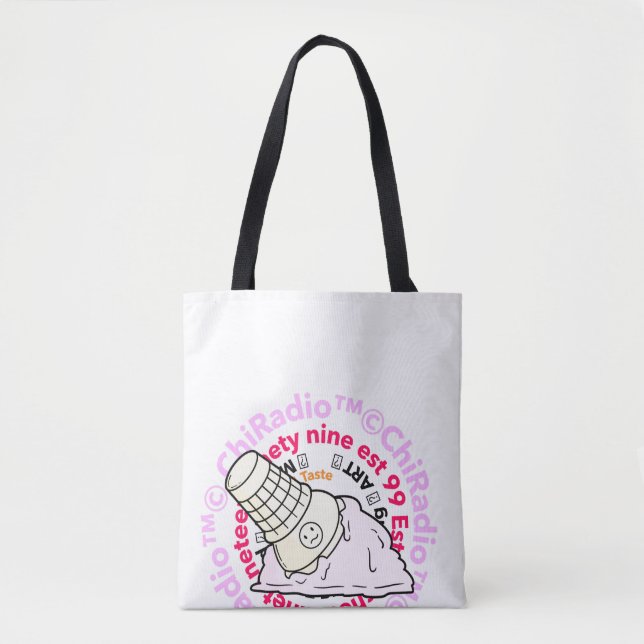 ChiRadio LLC ™ ( ice cream logo )  Tote Bag (Front)