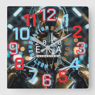 ChiRadioLLC™ AI Robot 2030 WALL Clock  