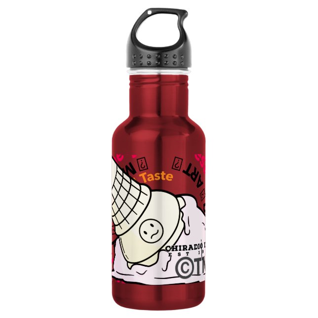 ChiRadioLLC ™ IceCream  532 Ml Water Bottle (Front)