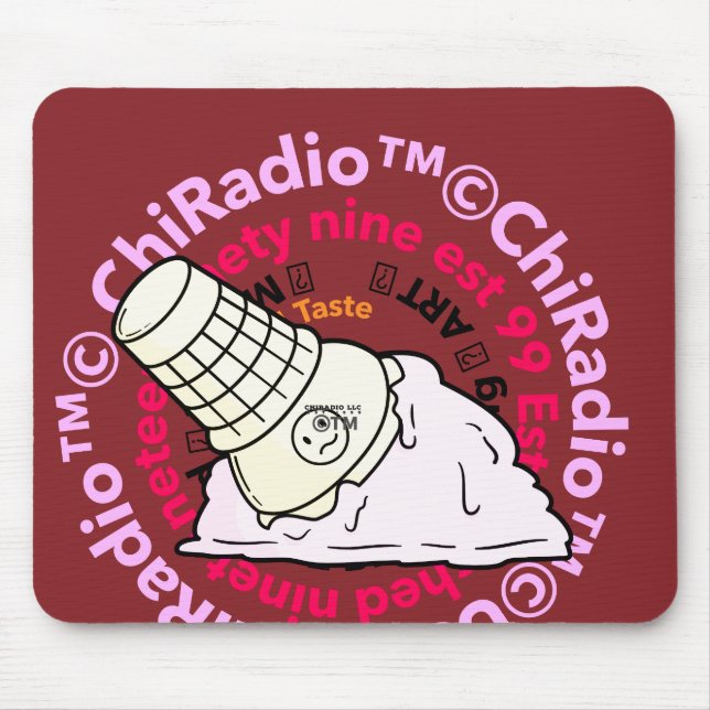 ChiRadioLLC ™ IceCream  Mouse Pad (Front)
