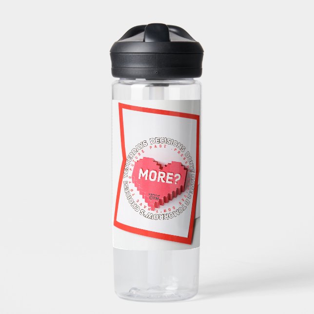 ChiRadioLLC™ Inspirational Message WaterBottle Water Bottle (Front)