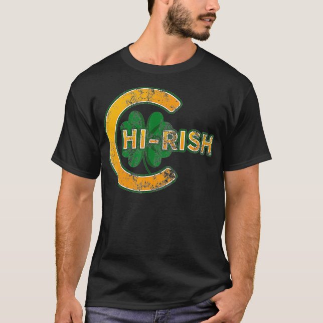 Chirish Chicago Saint Patricks Day T-Shirt (Front)