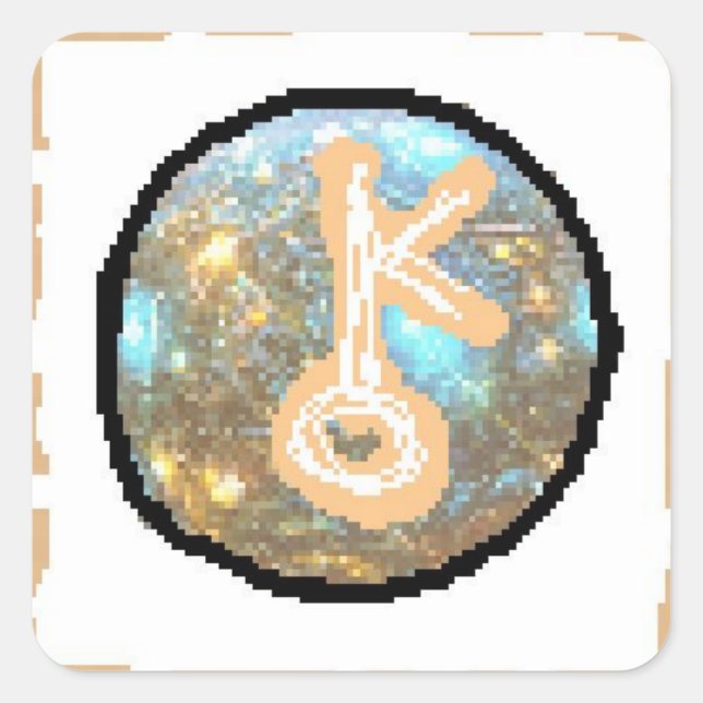 Chiron Day Square Sticker (Front)