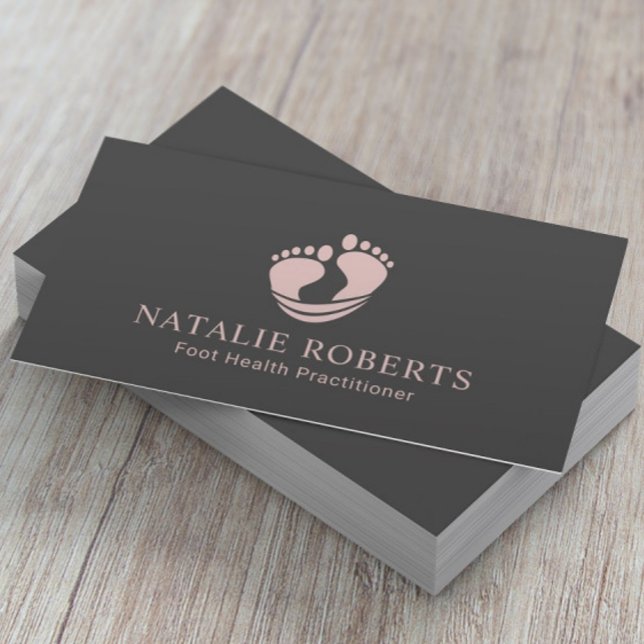 Chiropodist Foot Massage Practitioner Business Card (Creator Uploaded)