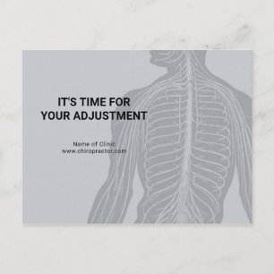 Chiropractic Adjustment Reminder Postcard