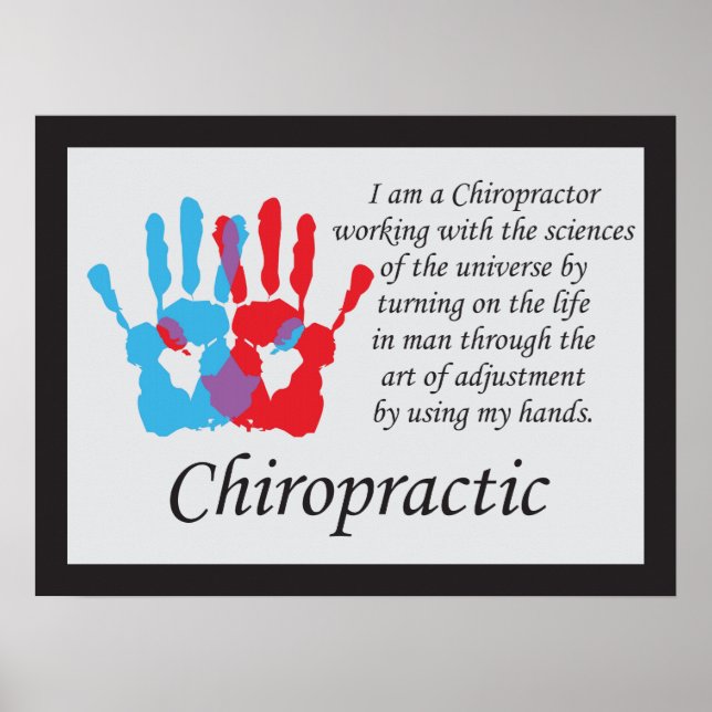 Chiropractic Adjustments Quotes Sayings Poster (Front)
