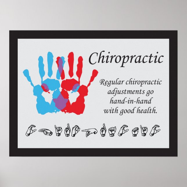 Chiropractic Adjustments Sign Language (Front)