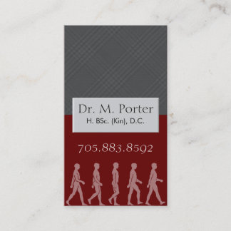 Chiropractic and Medical Business Card - Monogram