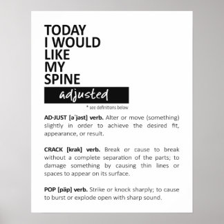 Chiropractic Art, Chiropractic Poster, Chiro  Poster