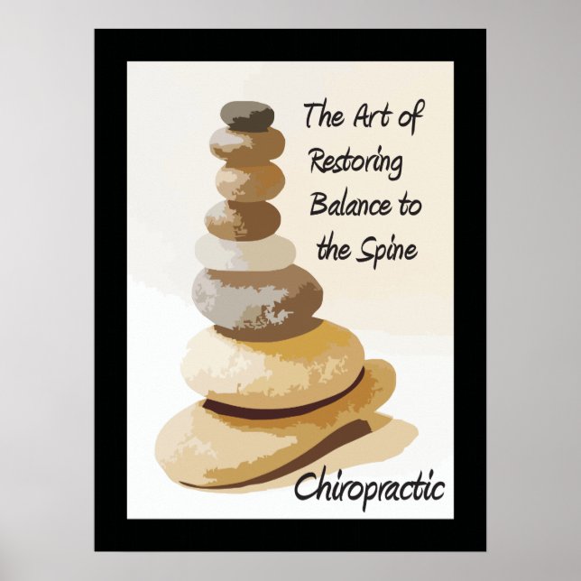 Chiropractic Art of Restoring Balance Poster (Front)