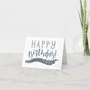 Chiropractic Birthday Card, Chiropractic Thank You Card