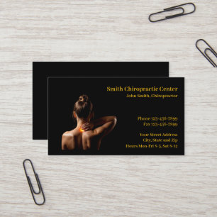 Chiropractic Chiropractic Clinic Business Card