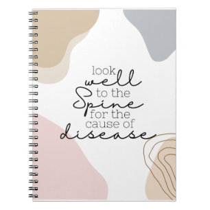 Chiropractic, Chiropractor, Chiropractic Student, Notebook