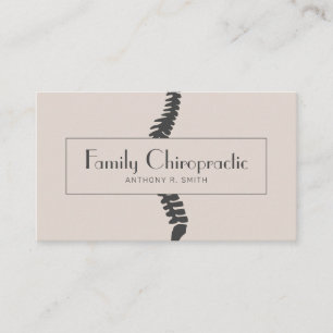 Chiropractic Chiropractor Health Business Card