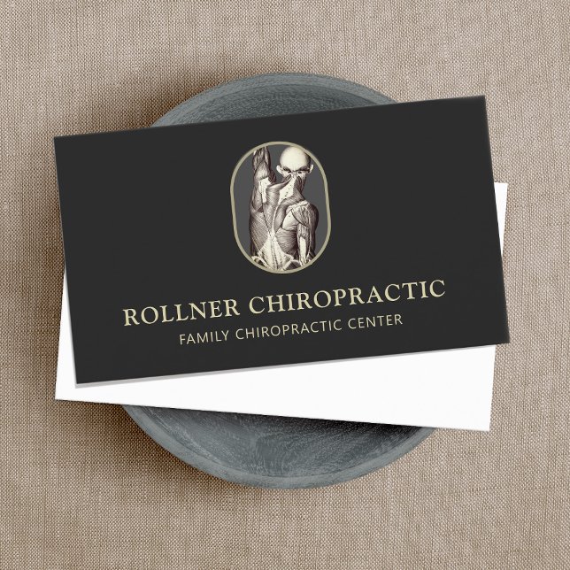 Chiropractic Chiropractor Massage Spa Therapist Business Card (Creator Uploaded)