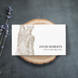 Chiropractic Chiropractor Massage Therapy Business Card