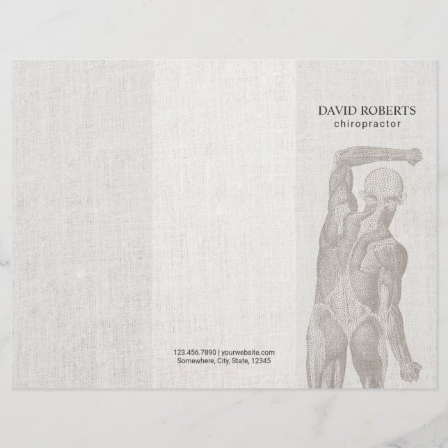 Chiropractic Chiropractor Massage Therapy Trifold (Front)