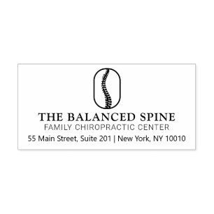 Chiropractic Chiropractor Rubber Stamp
