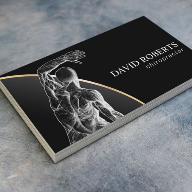Chiropractic Chiropractor Spine Adjust Therapist  Business Card (Creator Uploaded)