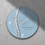 Chiropractic Chiropractor Spine Anatomy Art Blue<br><div class="desc">Chiropractic Chiropractor Spine Anatomy Art Blue Clocks.</div>