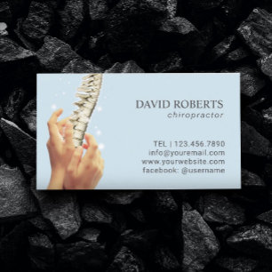 Chiropractic Chiropractor Spine & Healing Hands Appointment Card