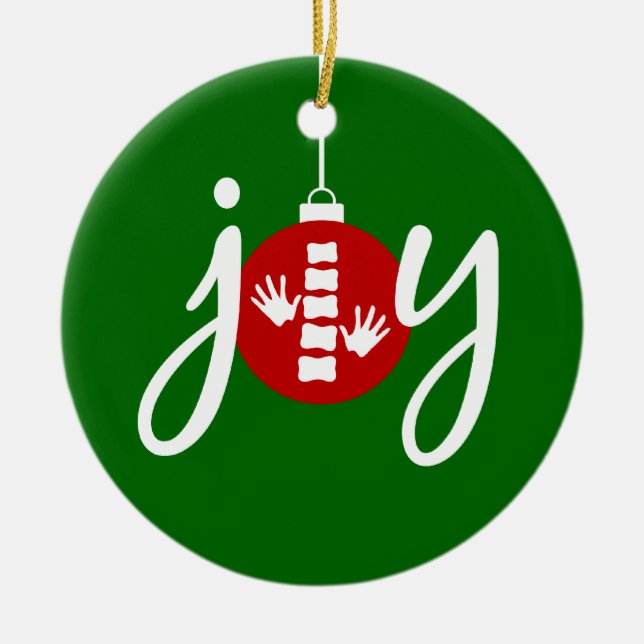 Chiropractic Christmas Ornament (Front)