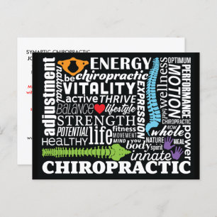 Chiropractic Collage Reactivation Recall Postcard