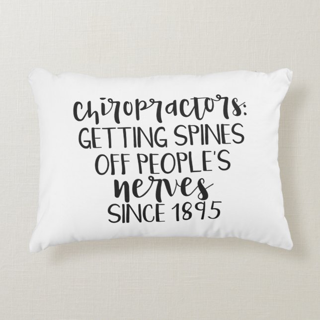 Chiropractic Decorative Cushion (Front)