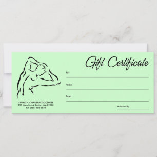 Chiropractic Gift Certificates