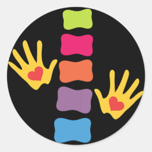 Chiropractic Hands & Spine Sticker