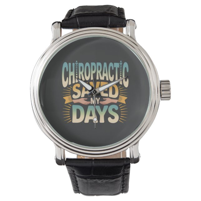 Chiropractic Healing and Back Pain Relief Watch (Front)