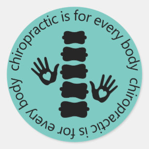 Chiropractic Is For Every Body Classic Round Sticker