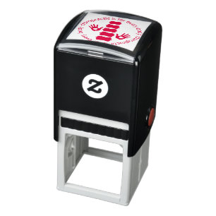 Chiropractic Is For Every Body Hands & Spine Logo Self-inking Stamp