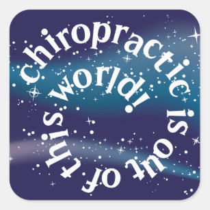 Chiropractic Is Out of this World Kids Stickers