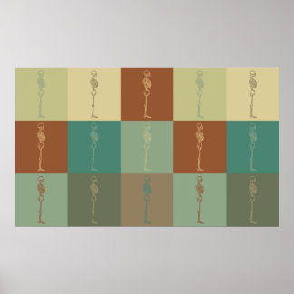 Chiropractic Pop Art Poster