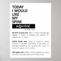 Chiropractic Poster, Chiropractic Art, Chiro