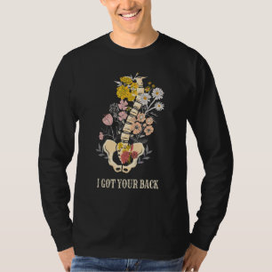 Chiropractic Quotes Floral Chiropractor T-Shirt
