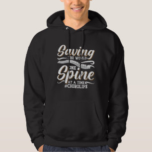 Chiropractic Saving The World Spine Chiropractor Hoodie