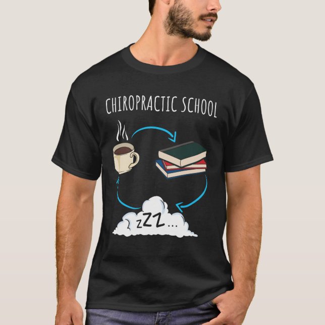 Chiropractic School Future Chiropractor Gift T-Shirt (Front)